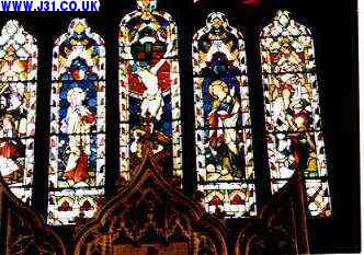 stained glass dinnington church