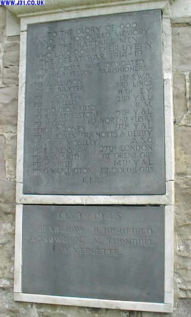 harthill war memorial