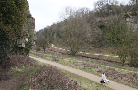 creswell crags outdoor panorama