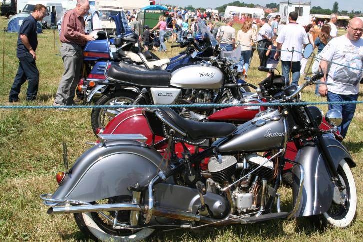 classic motorcyles harley davidson, norton, 2005