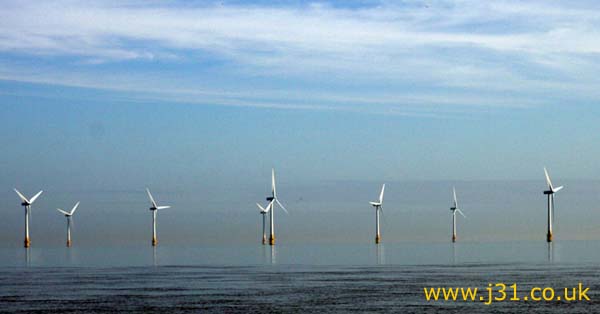offshore wind turbines, yarmouth